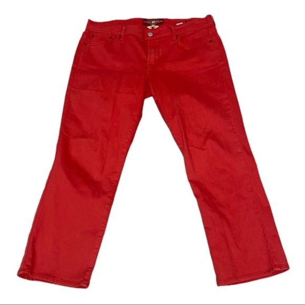 Lucky Brand Red Ankle & Cropped Jeans